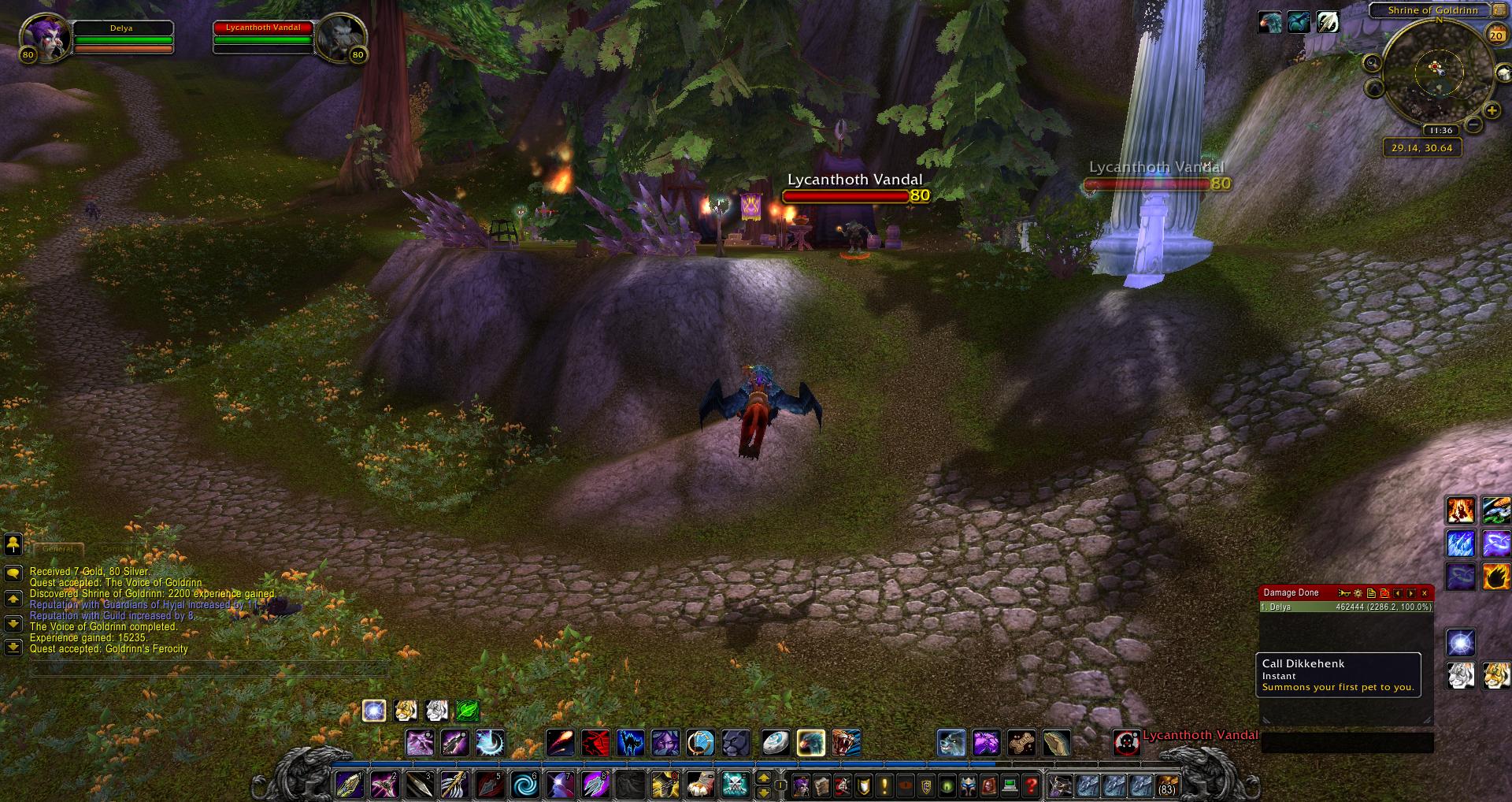 Mount Hyjal Shrine of Goldrinn wow