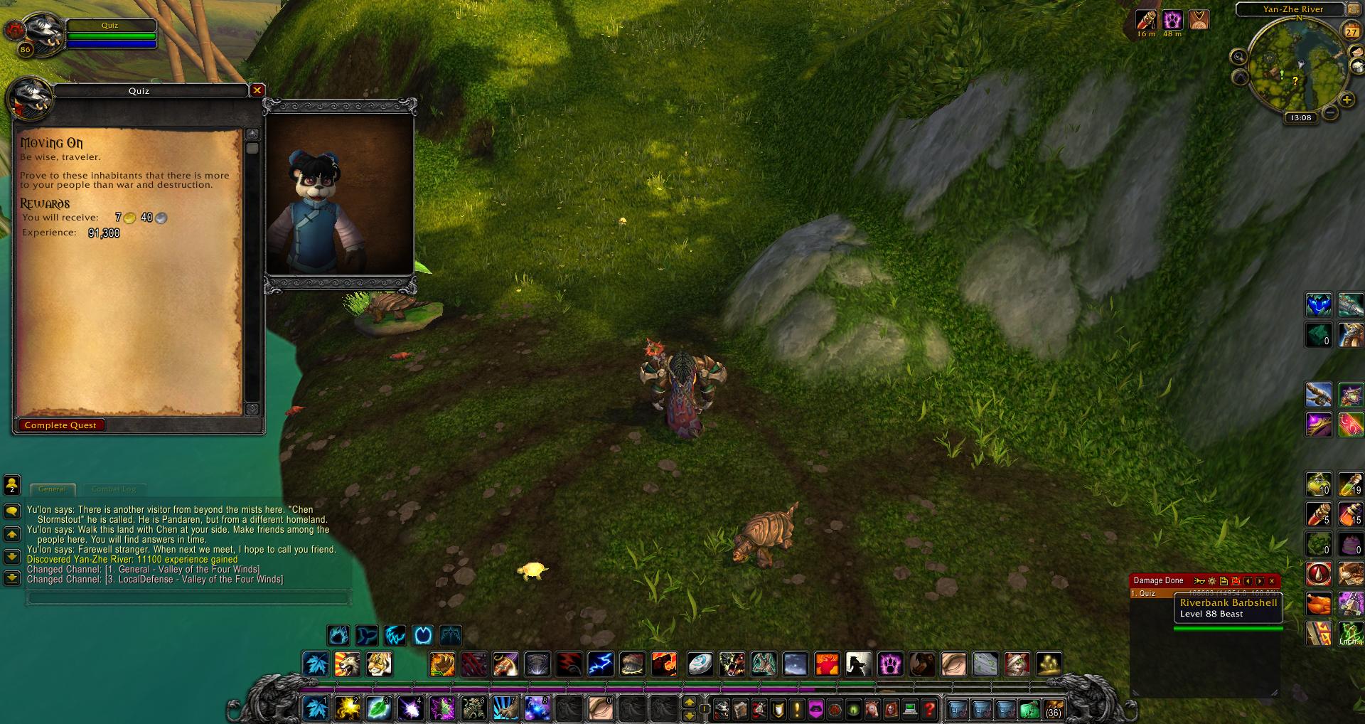 Moving On quest wow