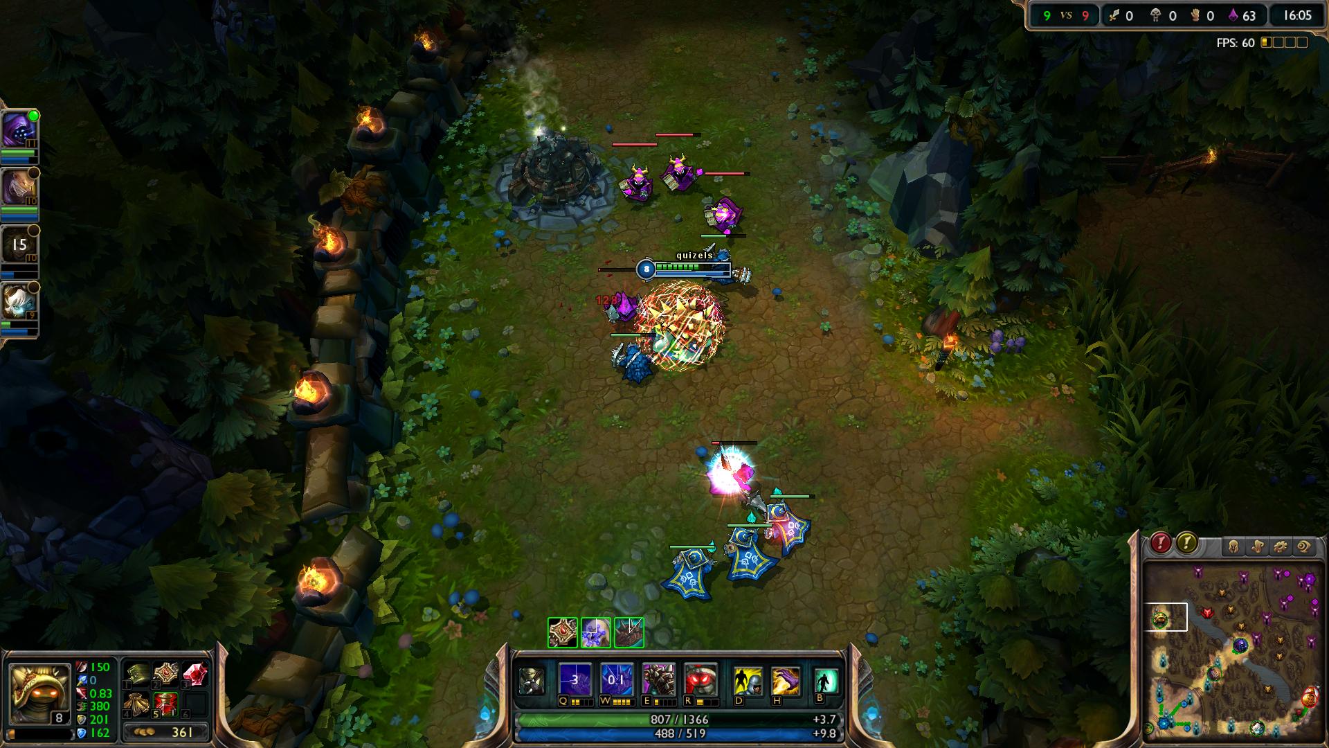 Defensive Ball Curl Rammus lol lol