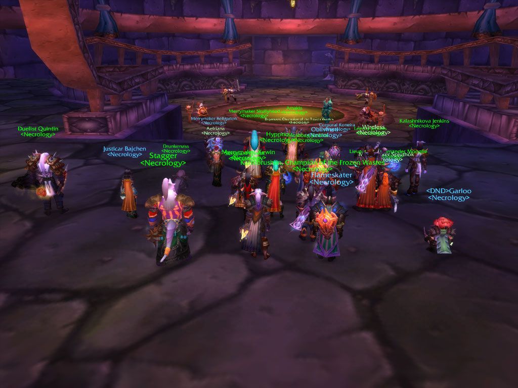 Necrology at Instructor Razuvious wow