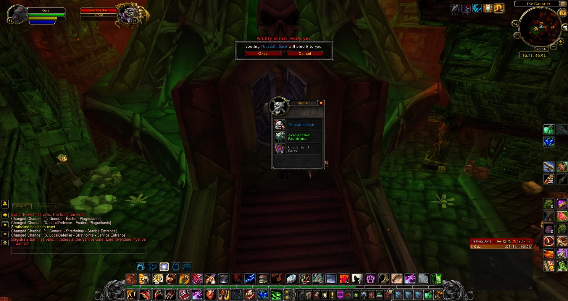 Nerub'enkan Stratholme wow