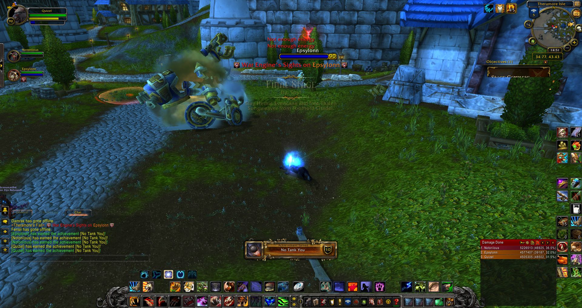 No Tank You wow