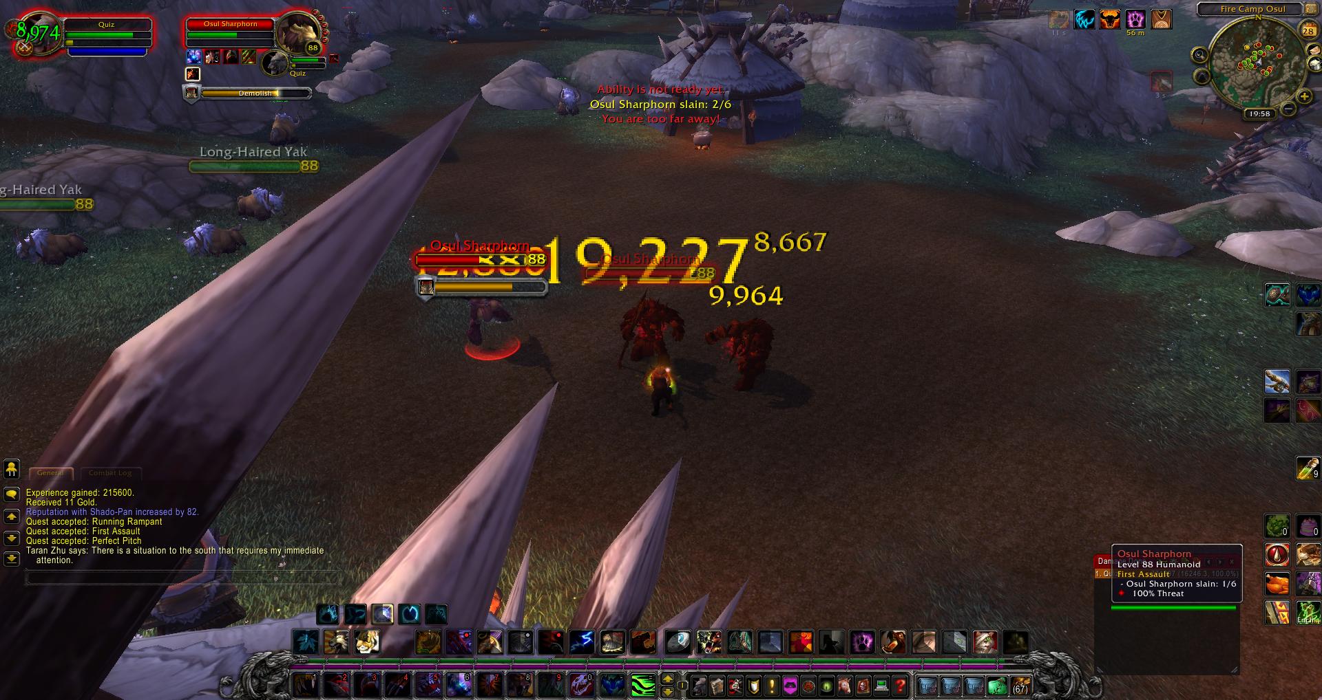 Osul Sharphorn wow