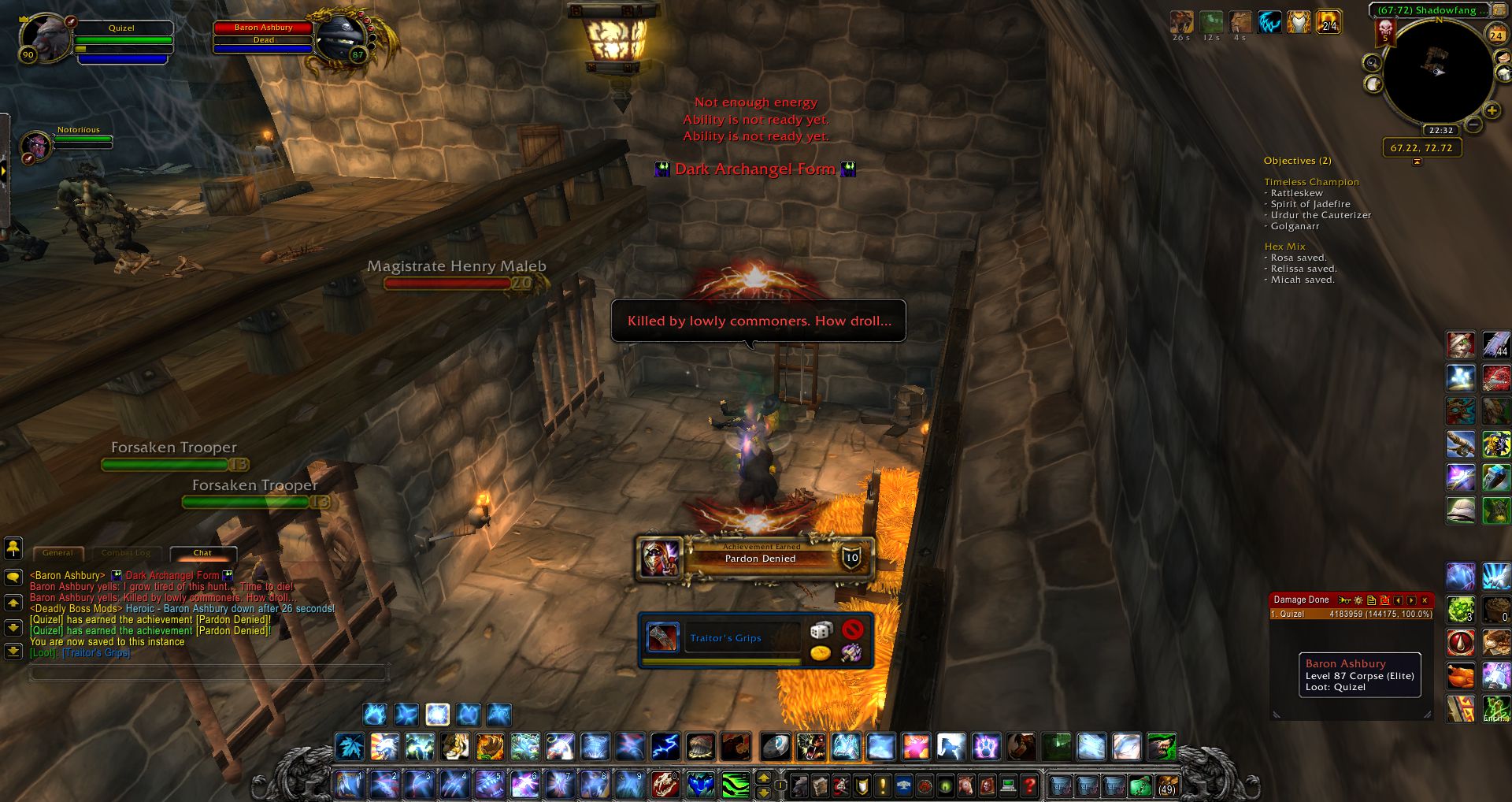 Pardon Denied wow
