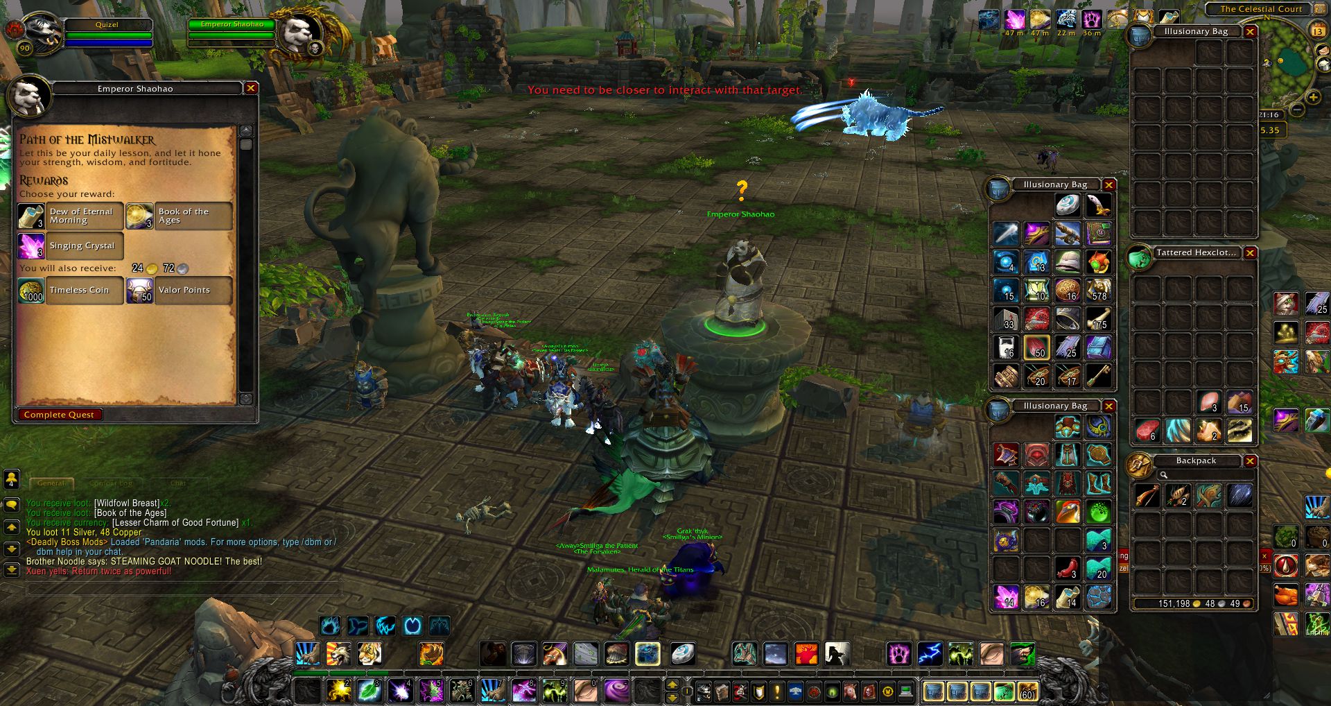 Path of the Mistwalker wow