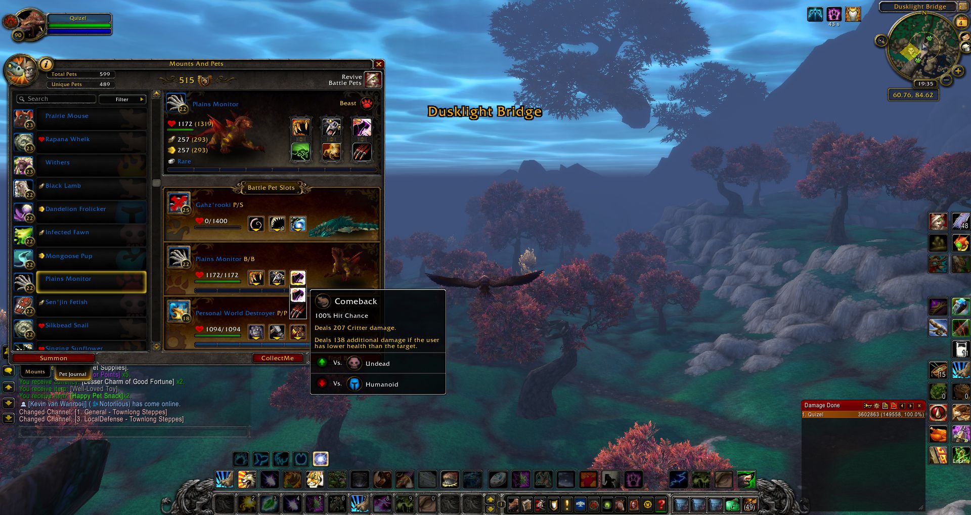 Plains Monitor wow