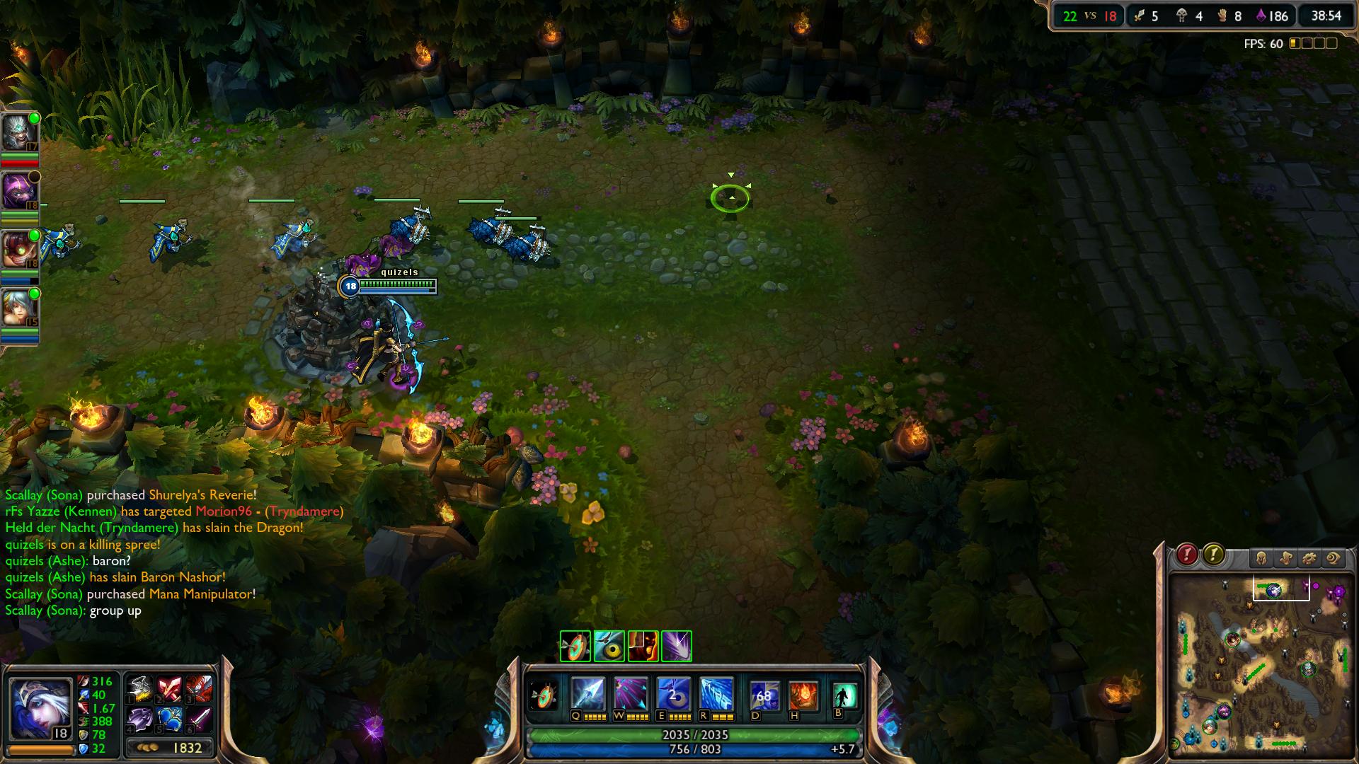 Exalted with Baron Nashor buff lol