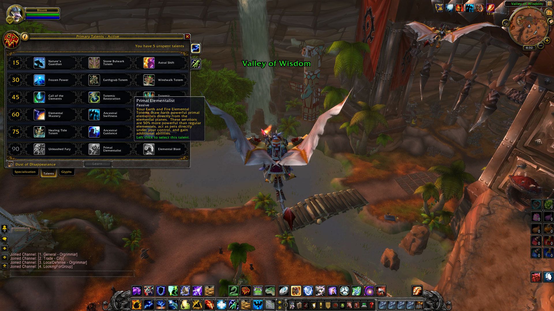 Primal Elementalist shaman wow