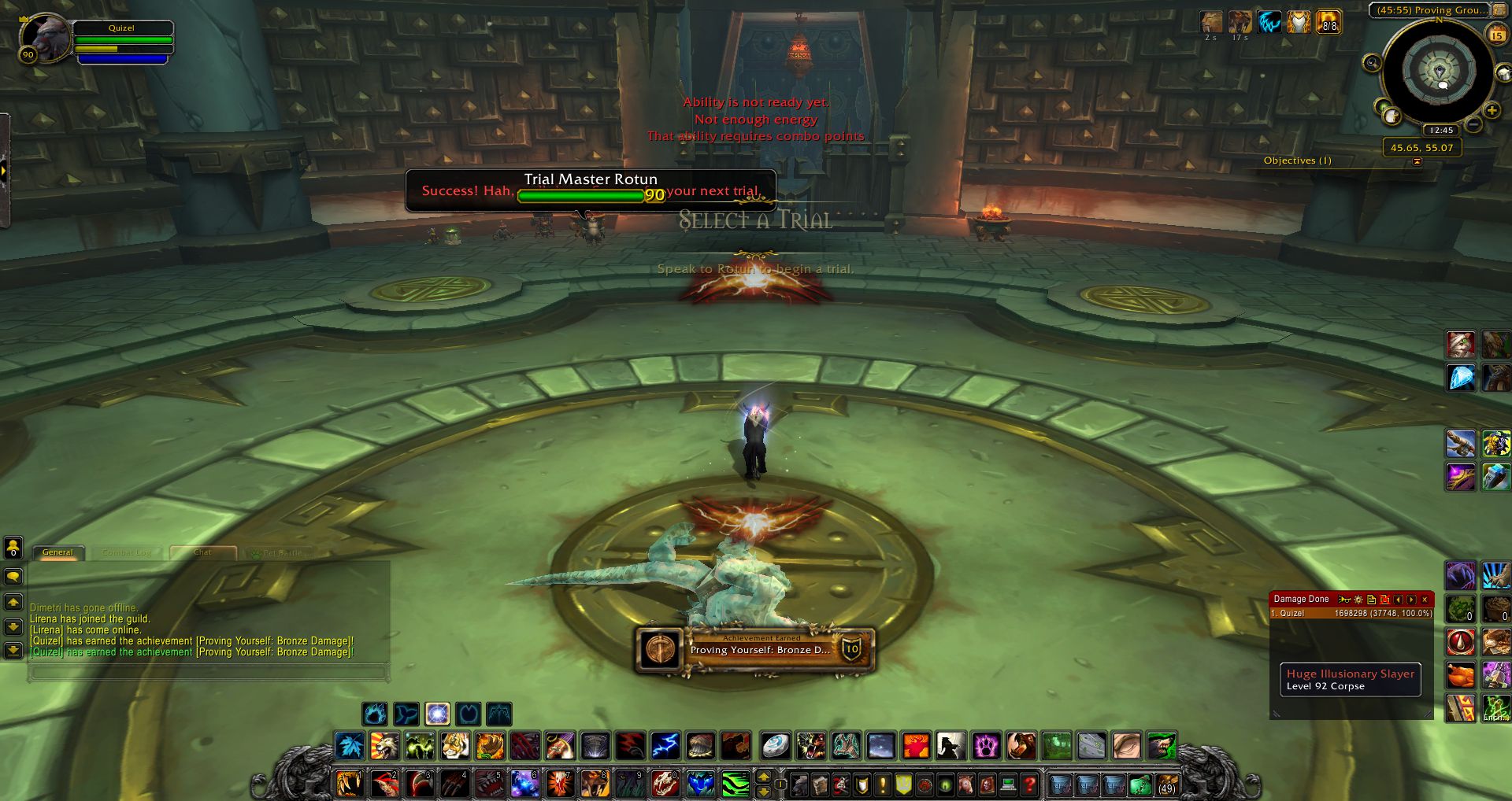 Proving Yourself wow
