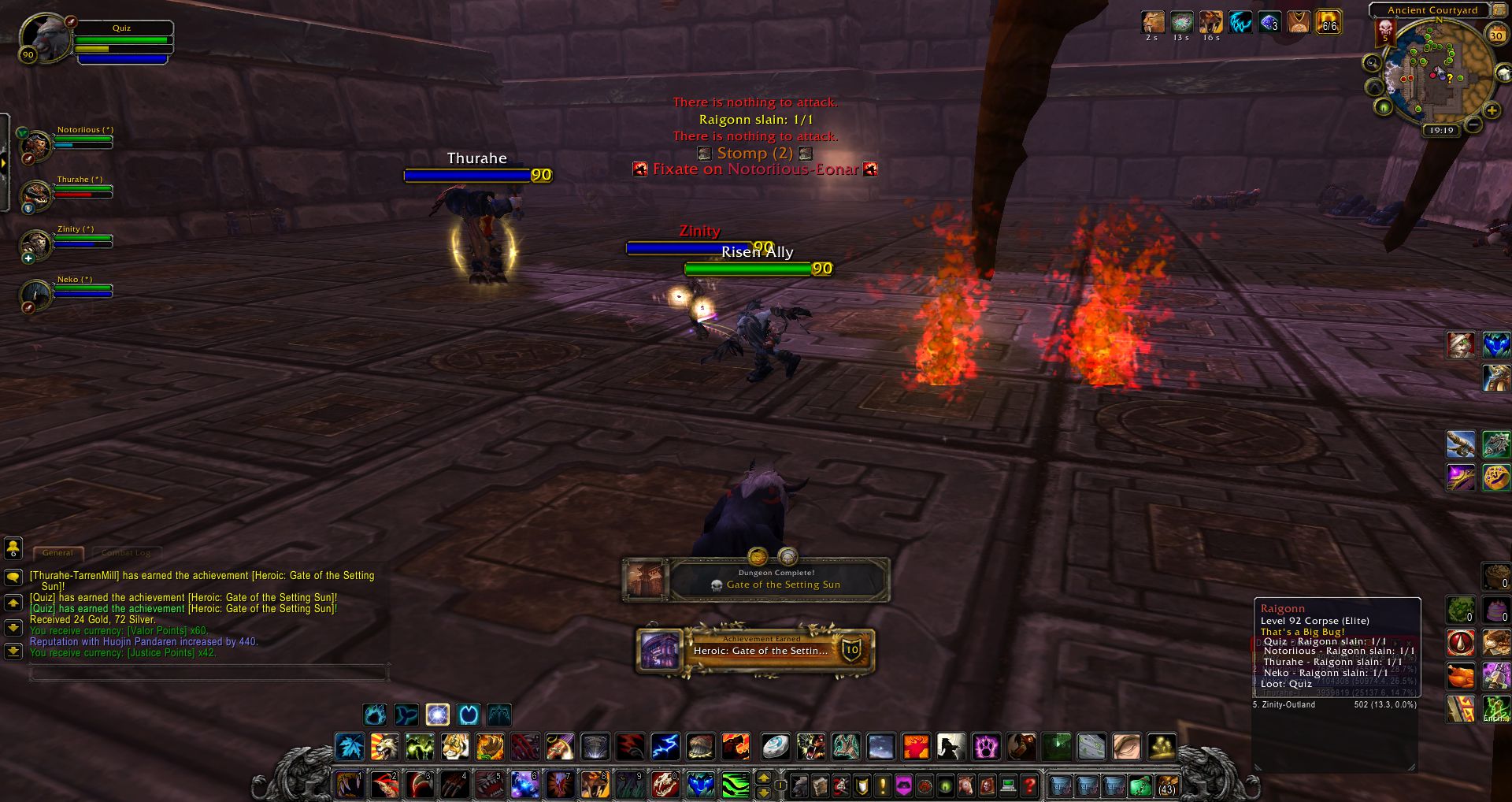 Raigonn slain wow