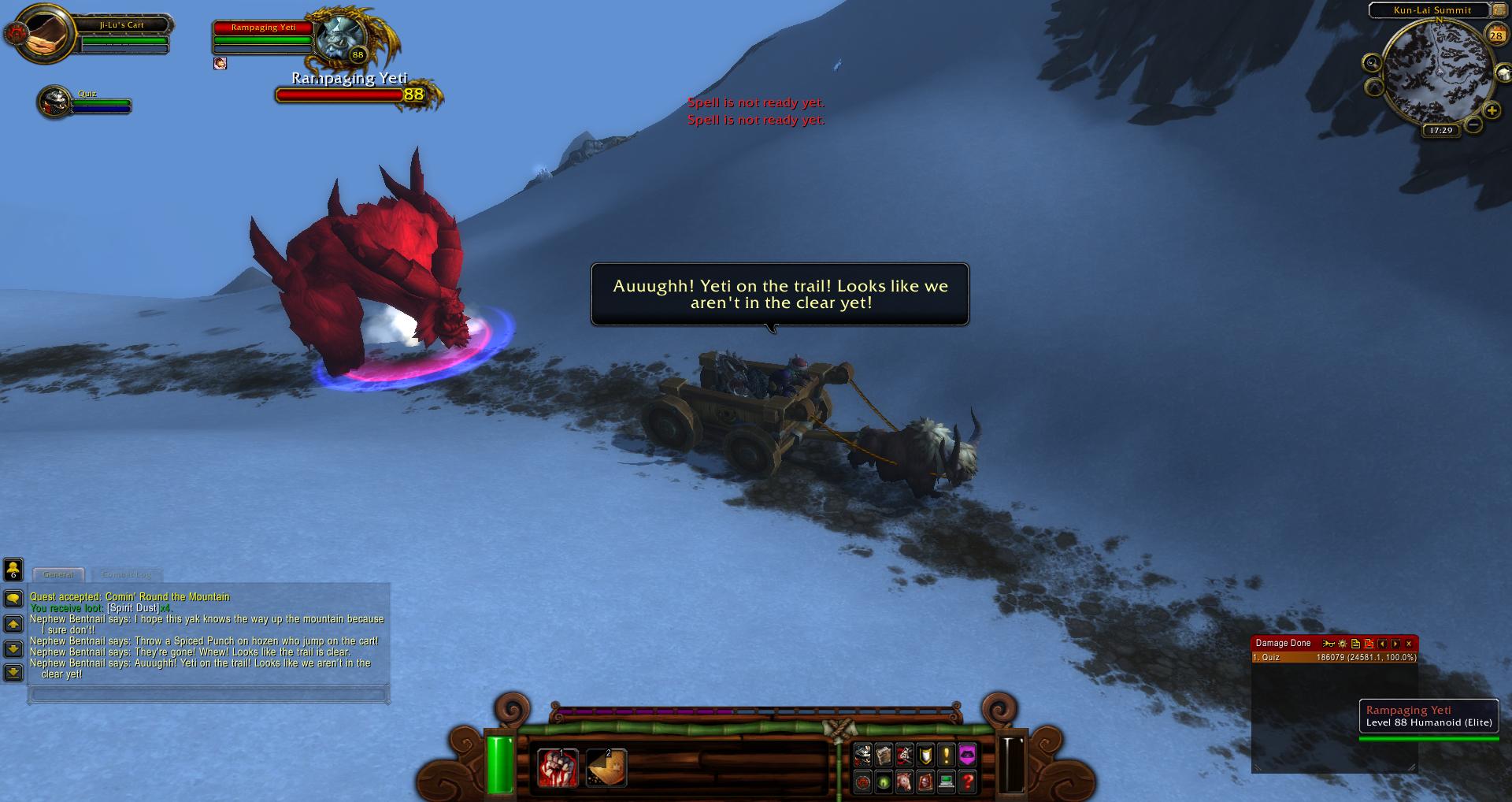 Rampaging Yeti wow