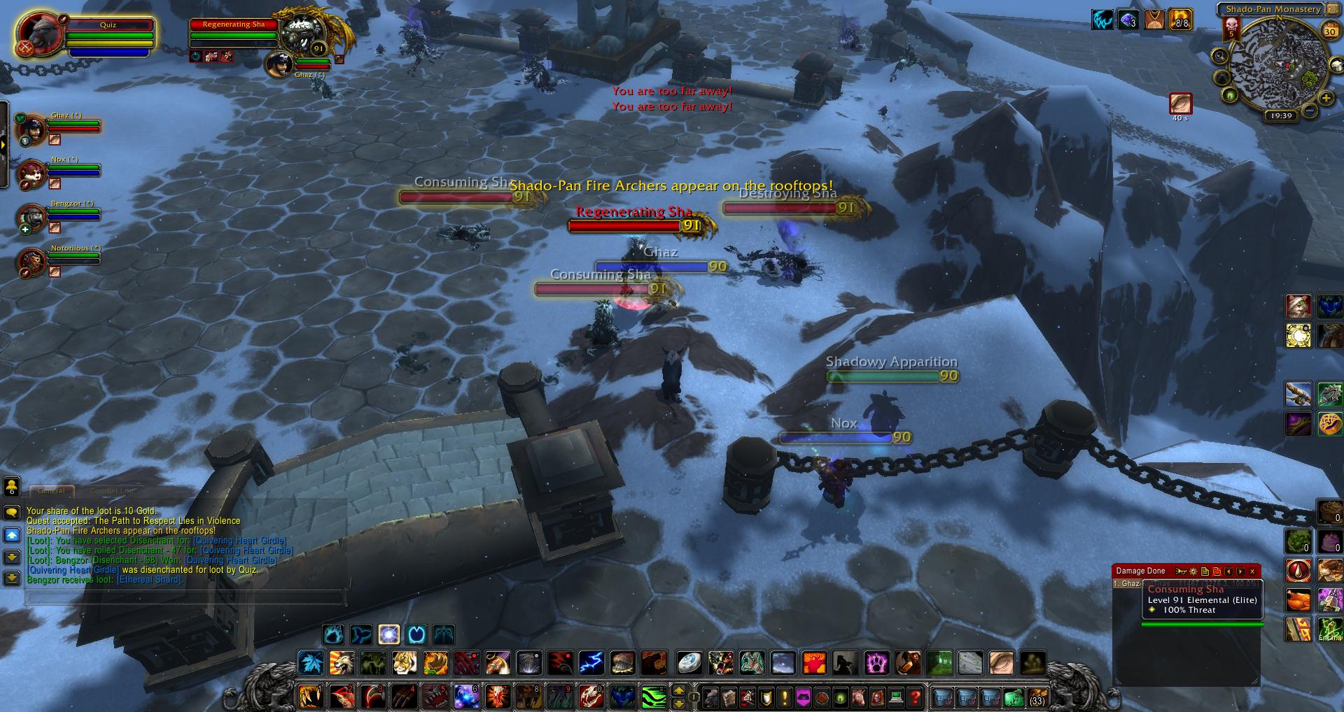 Regenerating Sha wow