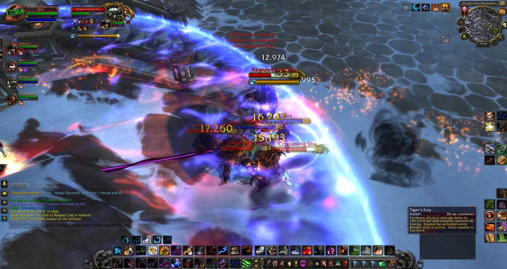 Regenerating Sha wow wow