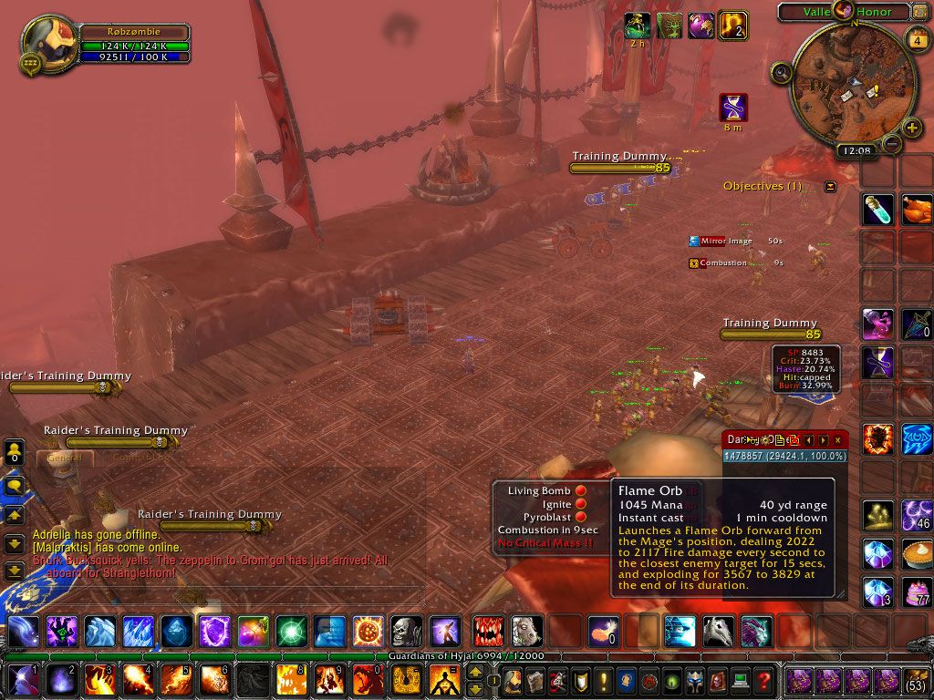 Robzombie Burst DPS wow