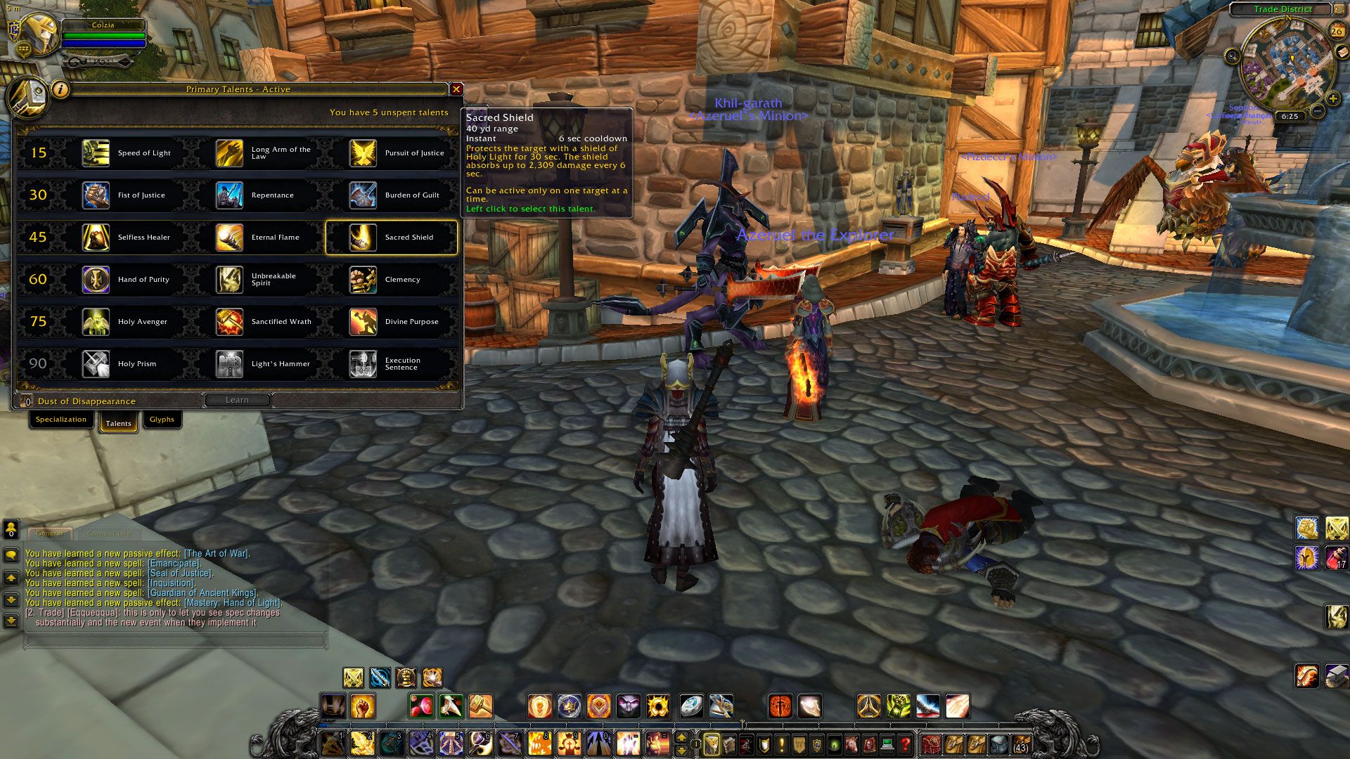 Sacred Shield paladin wow