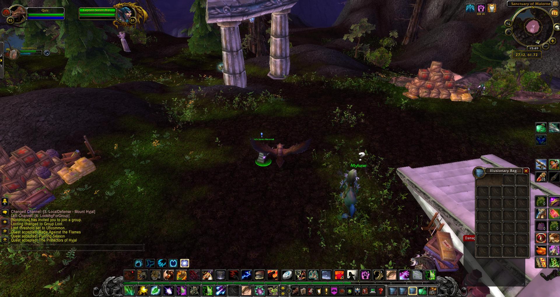 Sanctuary of Malorne Mount Hyjal wow
