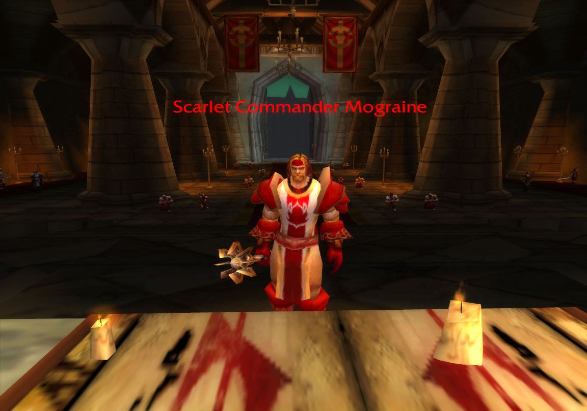 Scarlet Commander Mograine wow screenshot