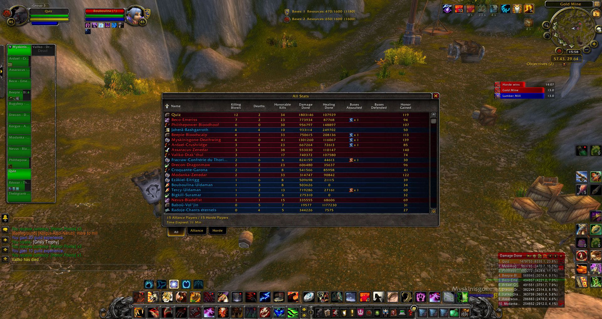 scoreboard Arathi Basin wow