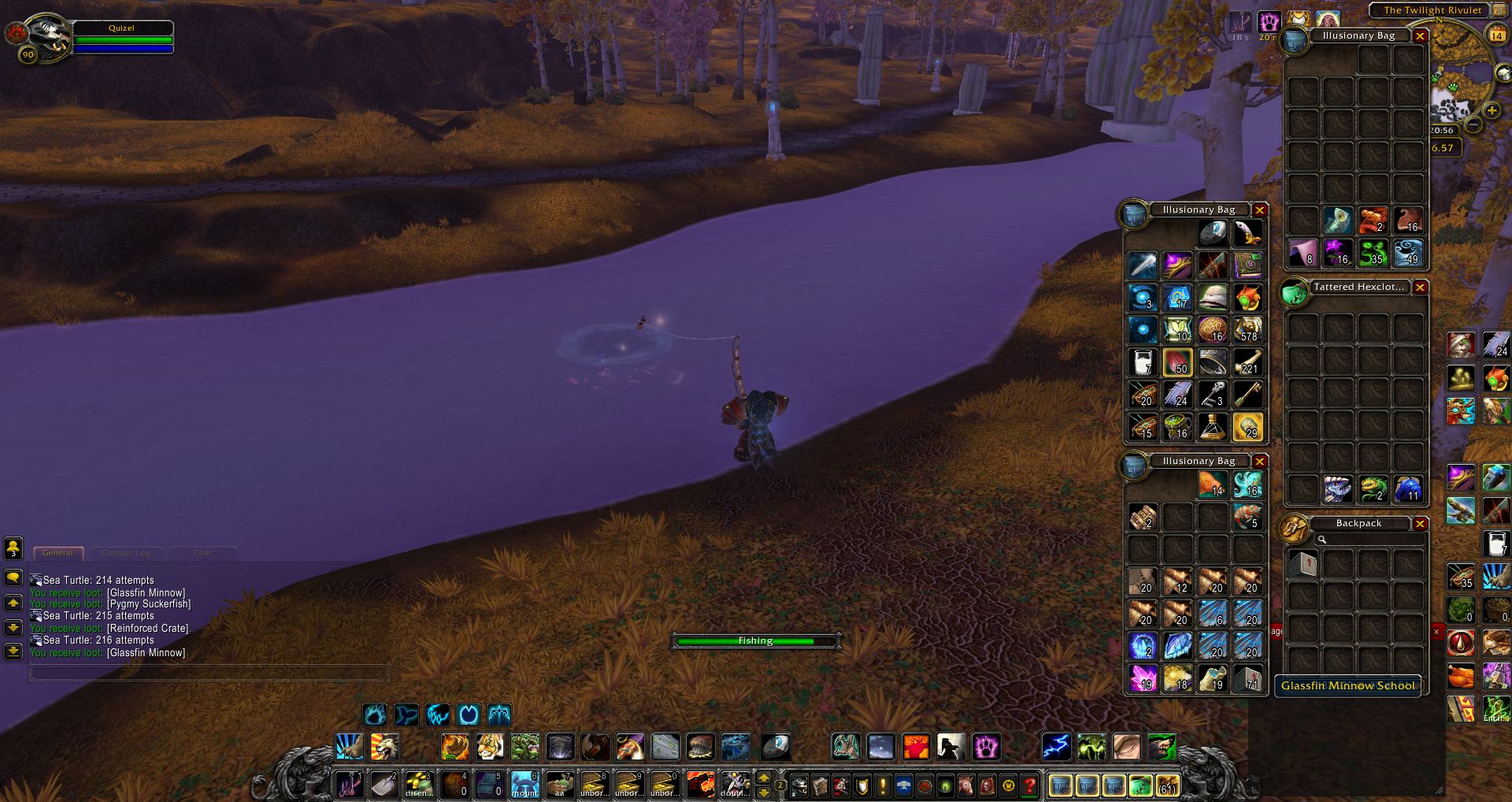 Sea Turtle farming wow