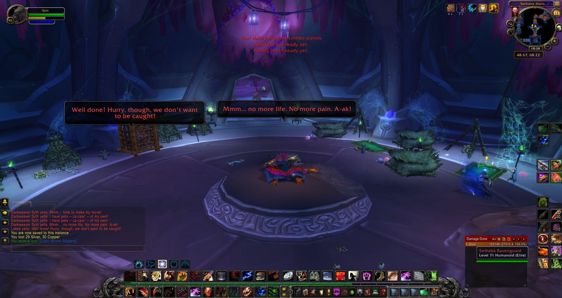 Sethekk Halls Boss wow