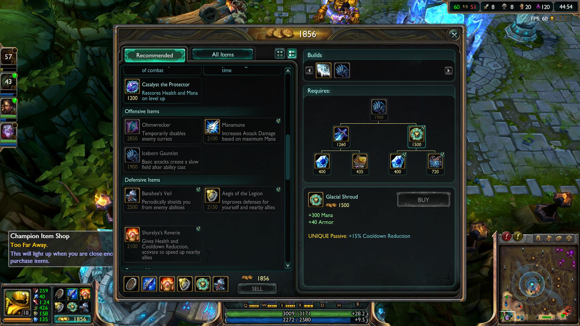 Glacial Shroud League of Legends lol