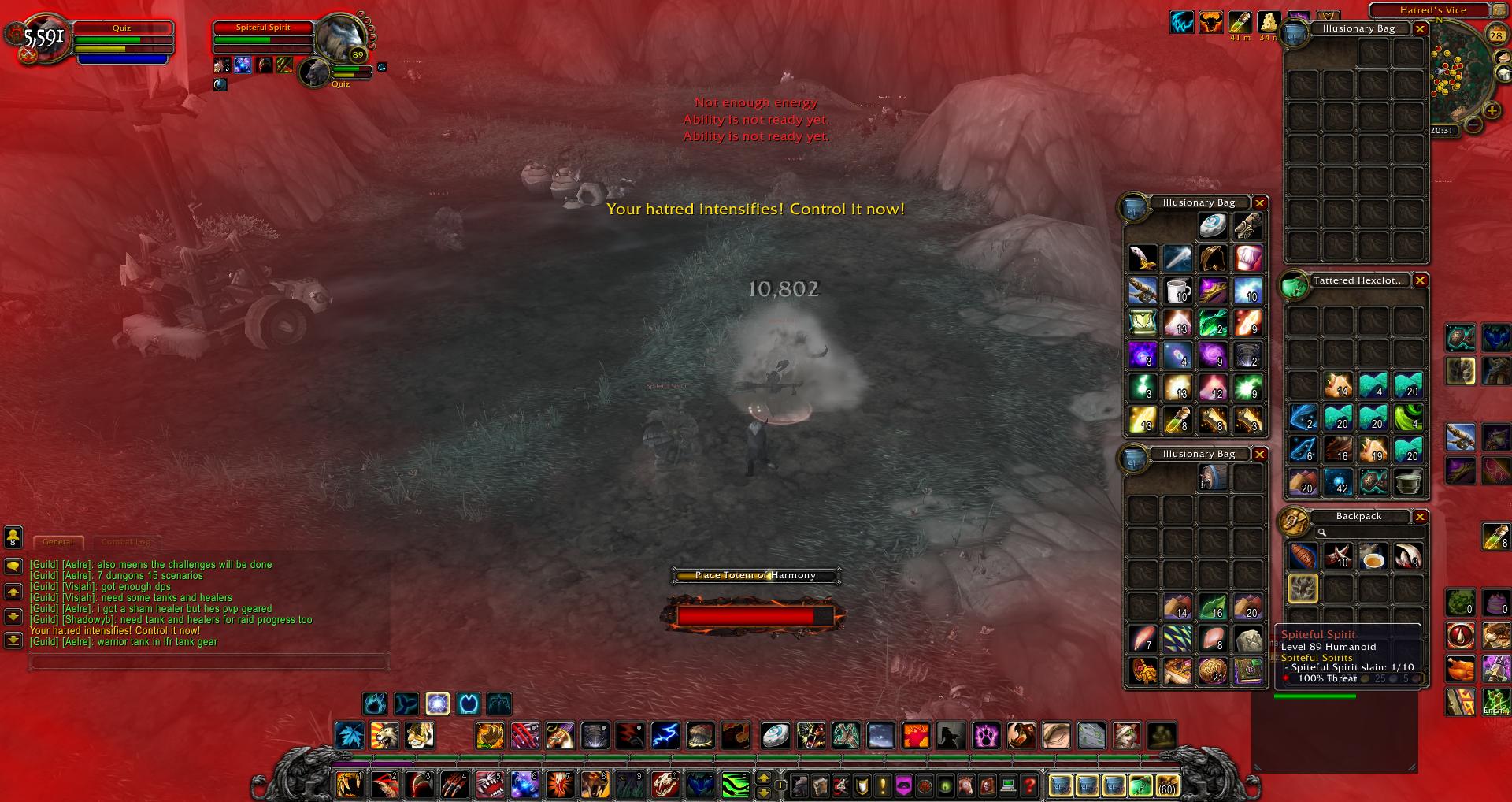Spiteful Spirit wow wow