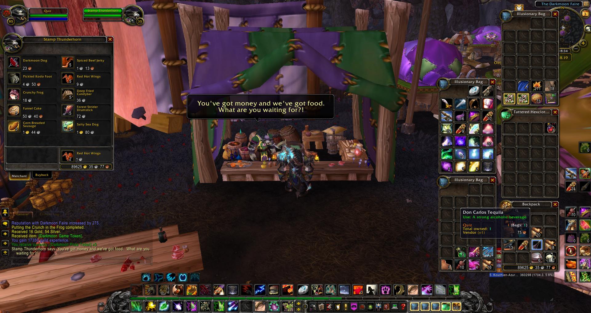 Stamp Thunderhorn Darkmoon Faire wow