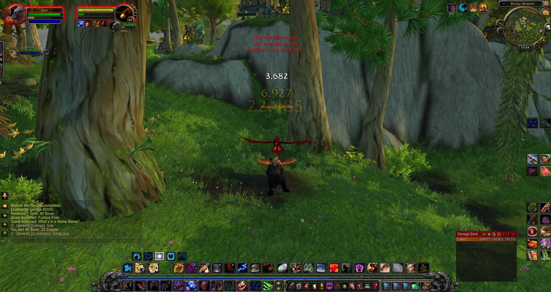Sticky Stream wow