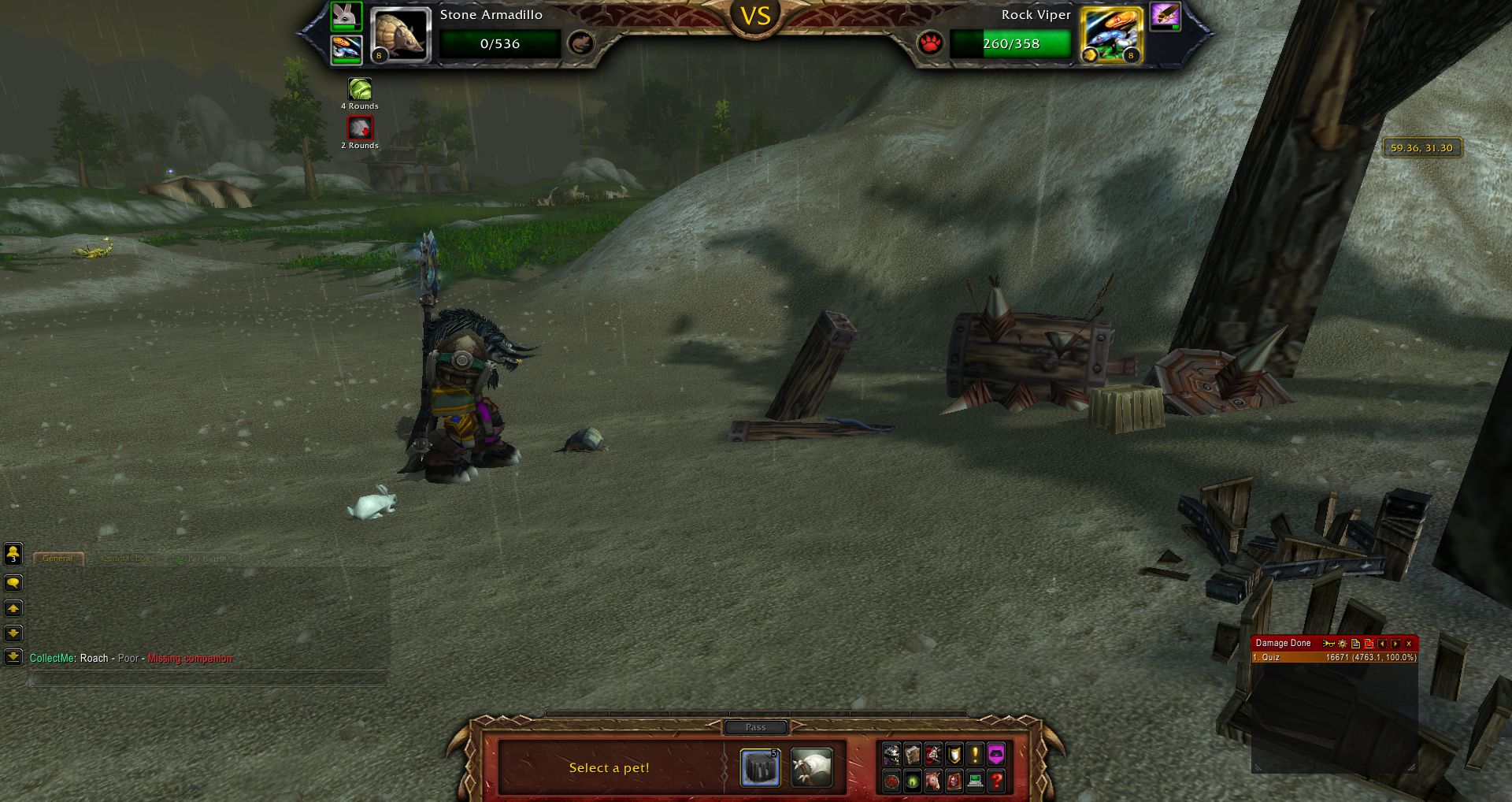 Stone Armadillo wow