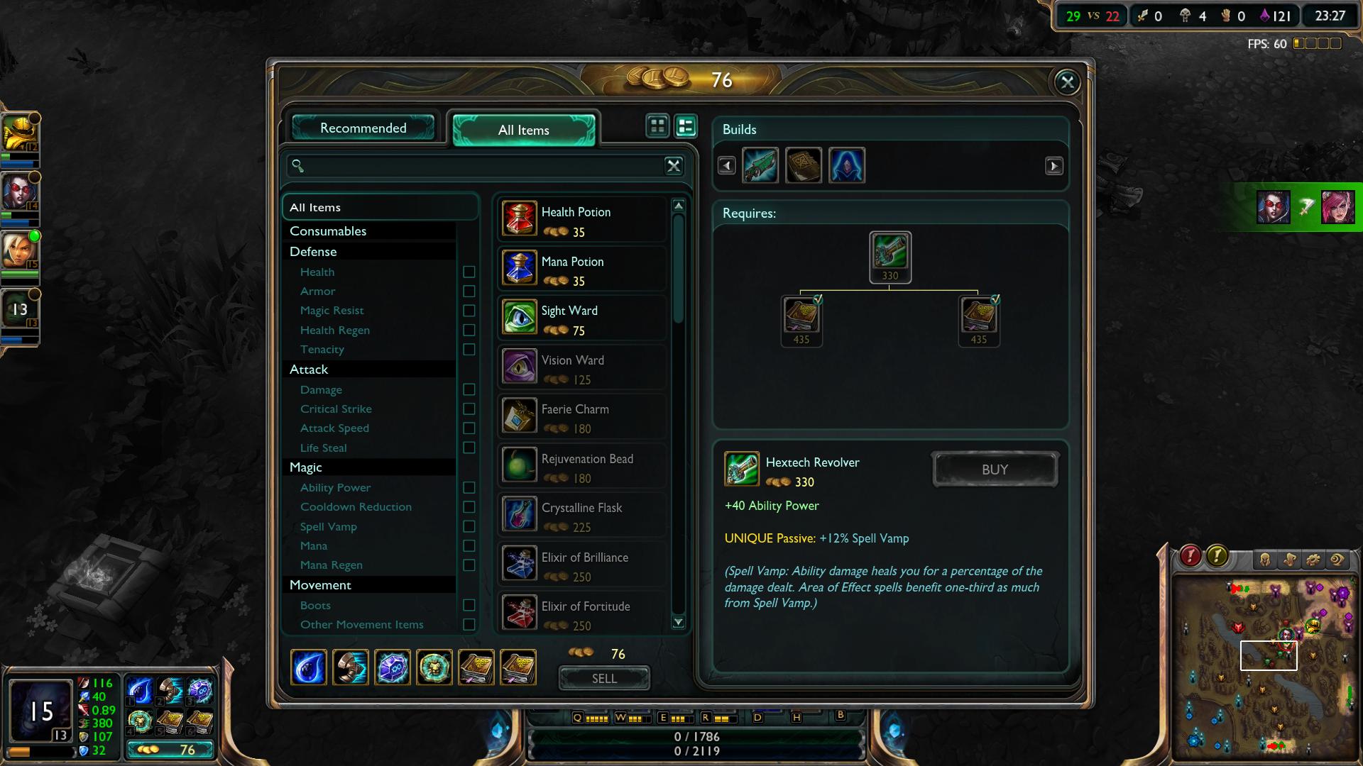 Hextech Revolver lol lol