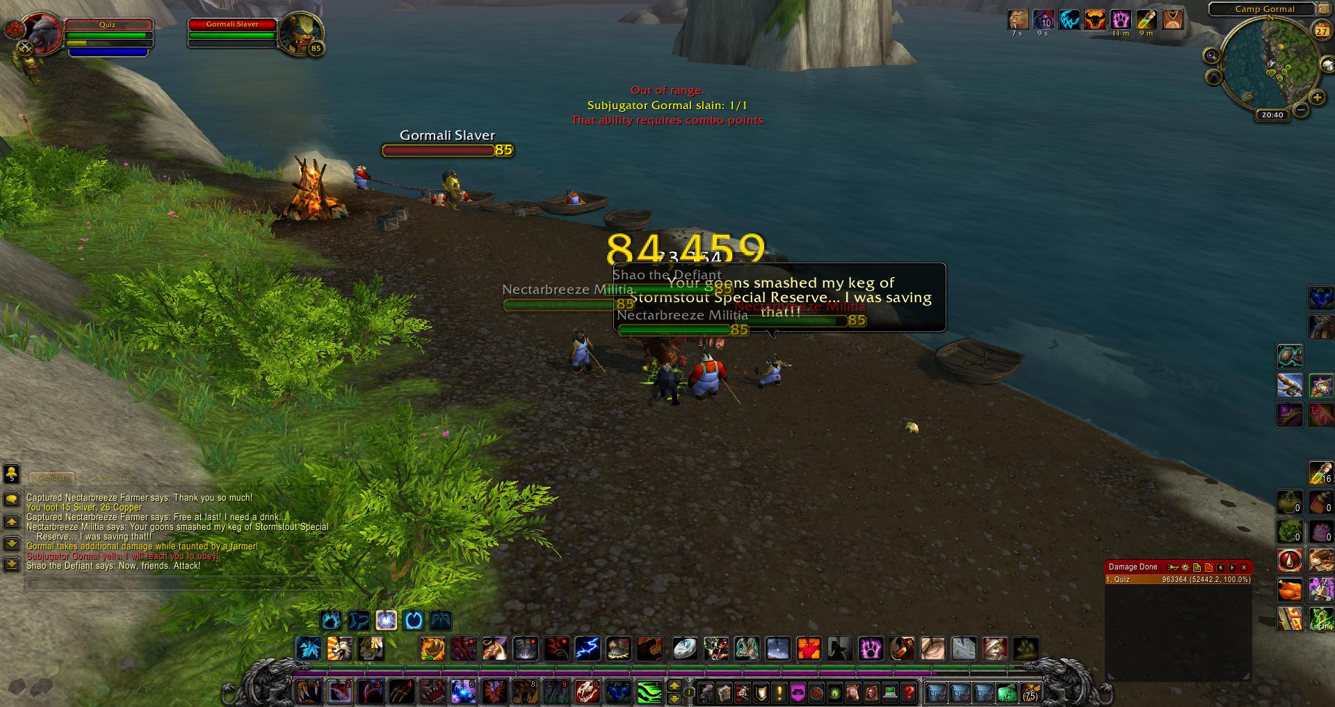 Subjugator Gormal slain wow