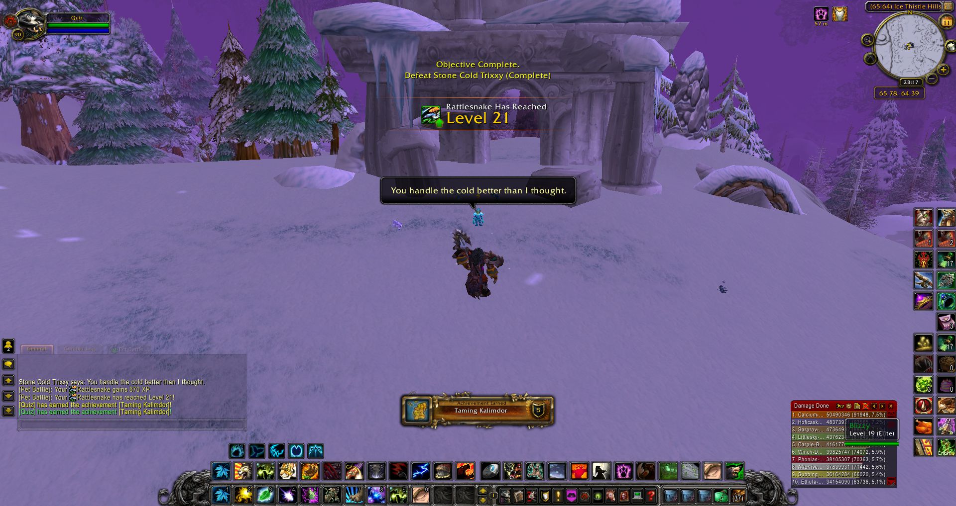 Taming Kalimdor wow
