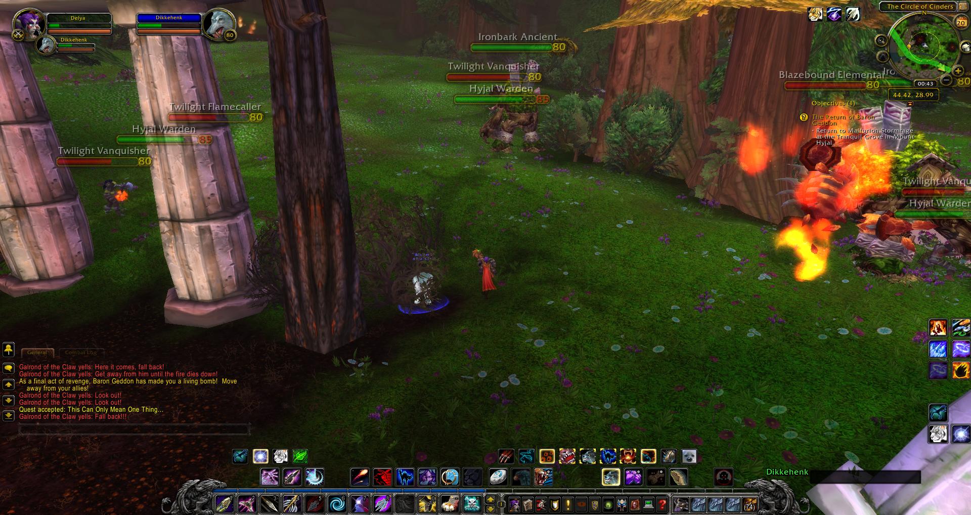 The Circle of Cinders Mount Hyjal wow