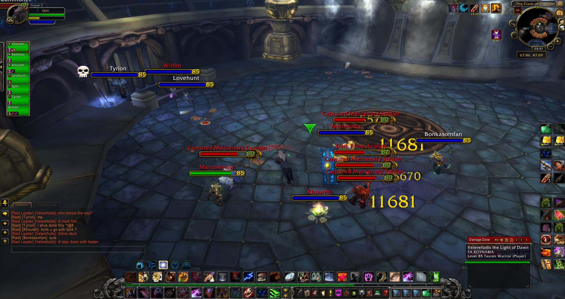 The Clash of Thunder wow wow