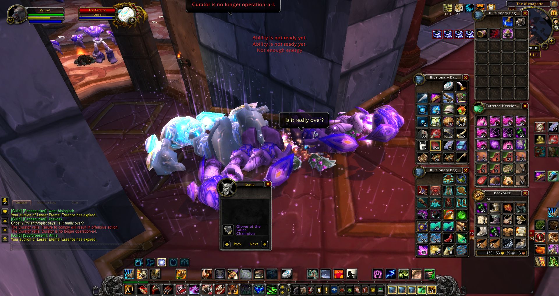 The Curator wow
