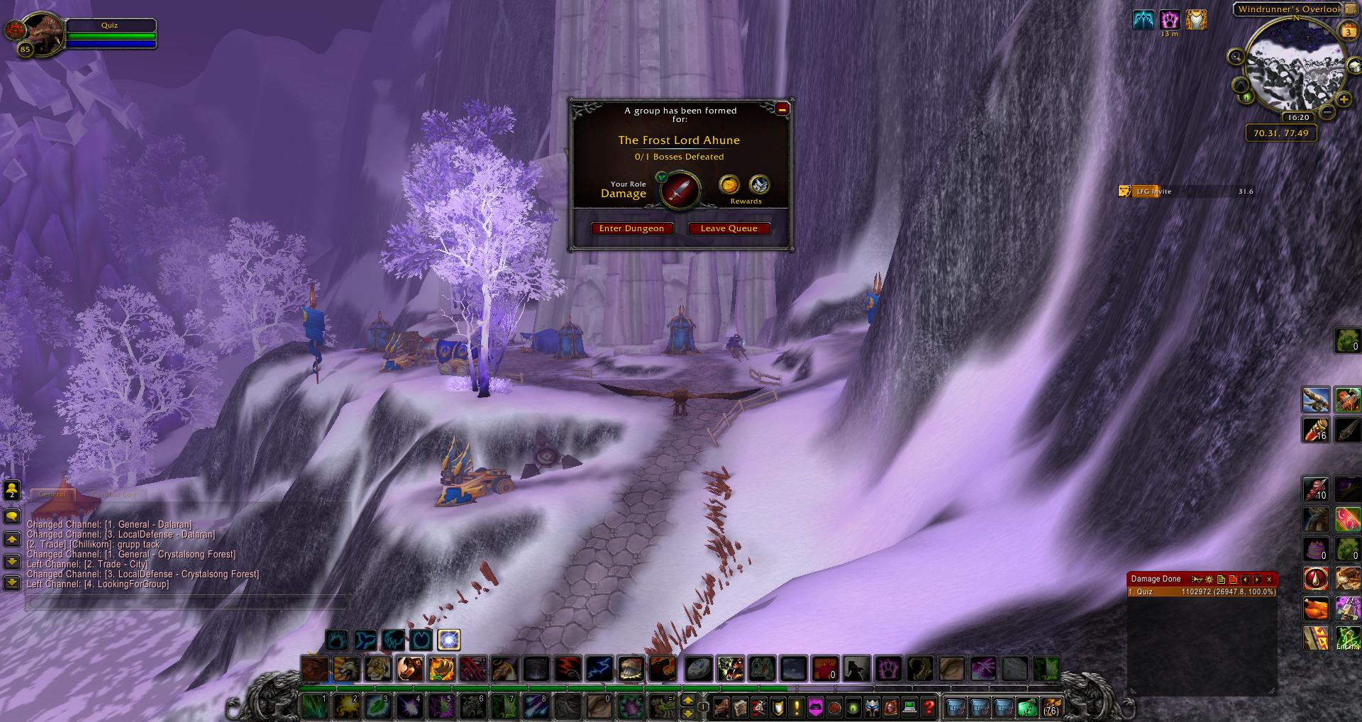 The Frost Lord Ahune Que wow screenshot
