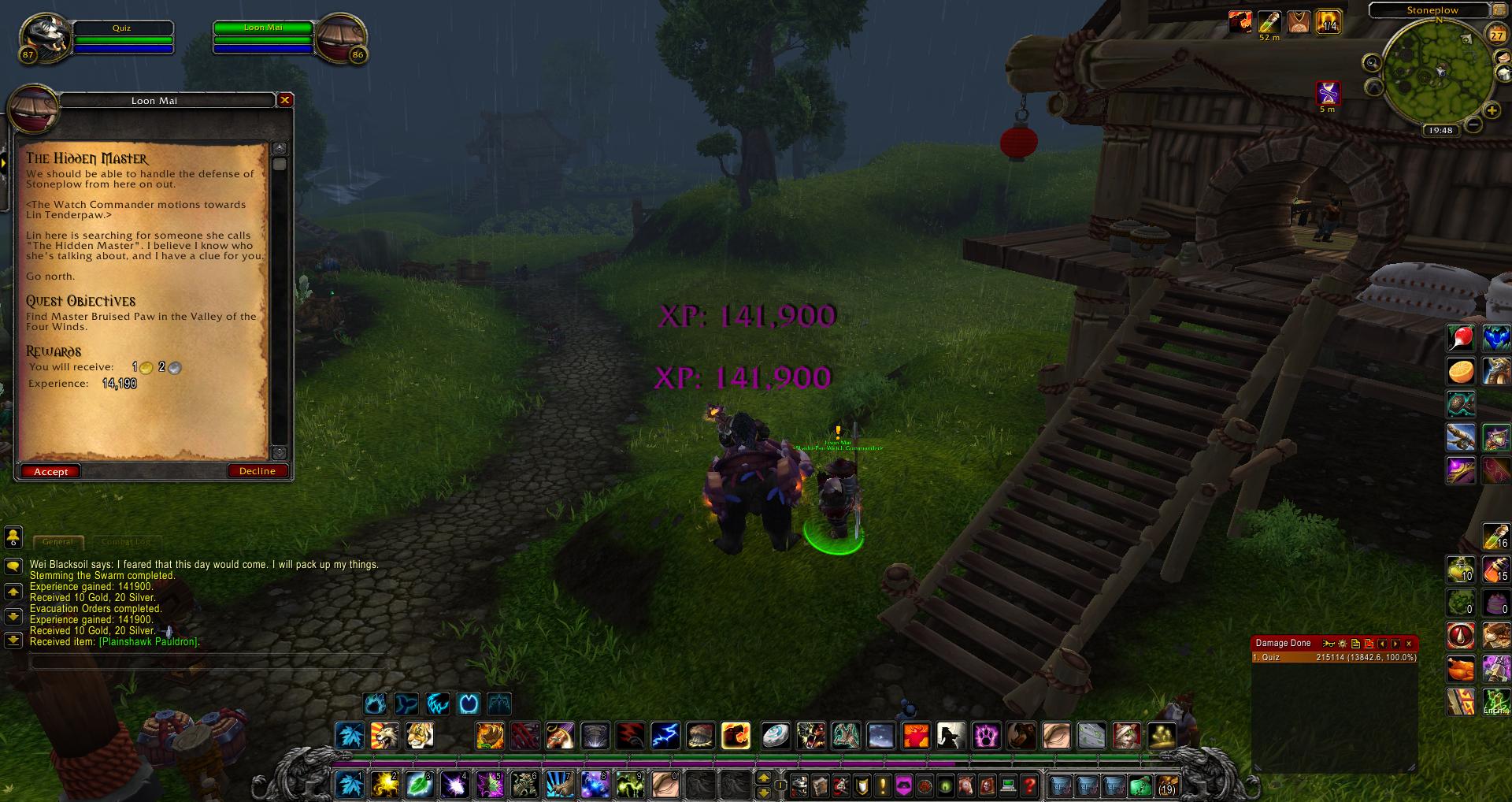 The Hidden Master quest wow