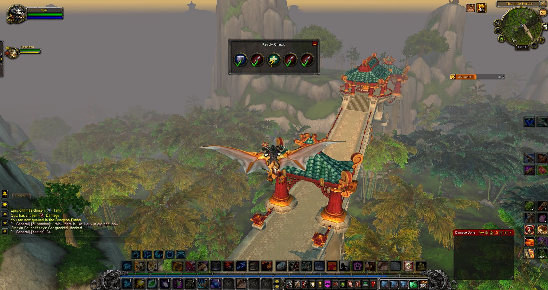 The Jade Forest Ready Check wow
