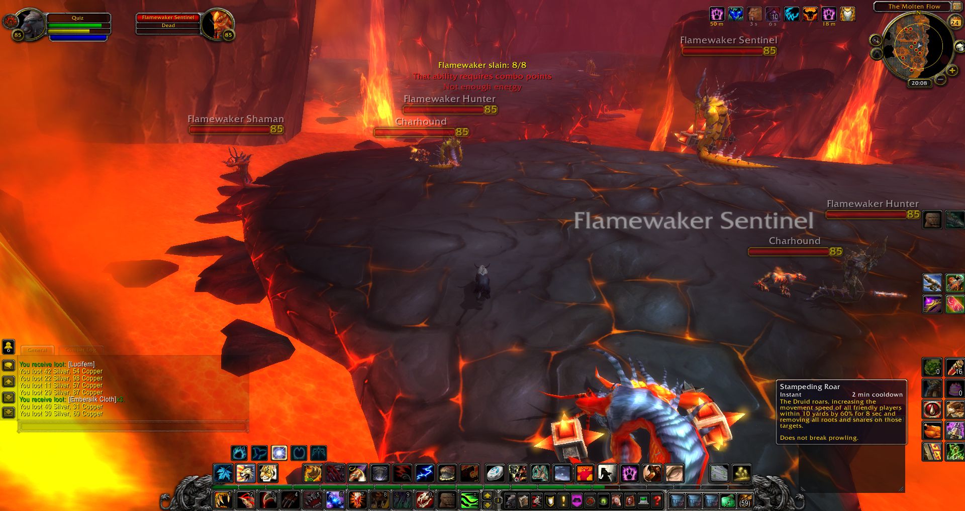 The Molten Flow Quests wow