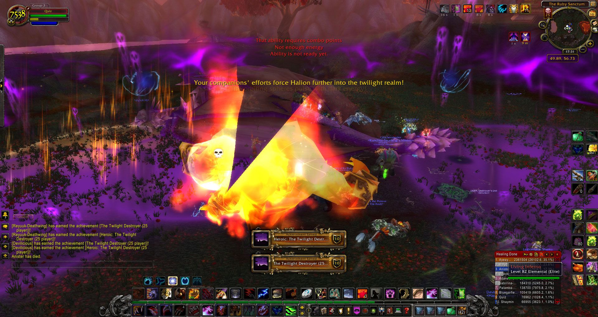 The Twilight Destroyer achievement wow