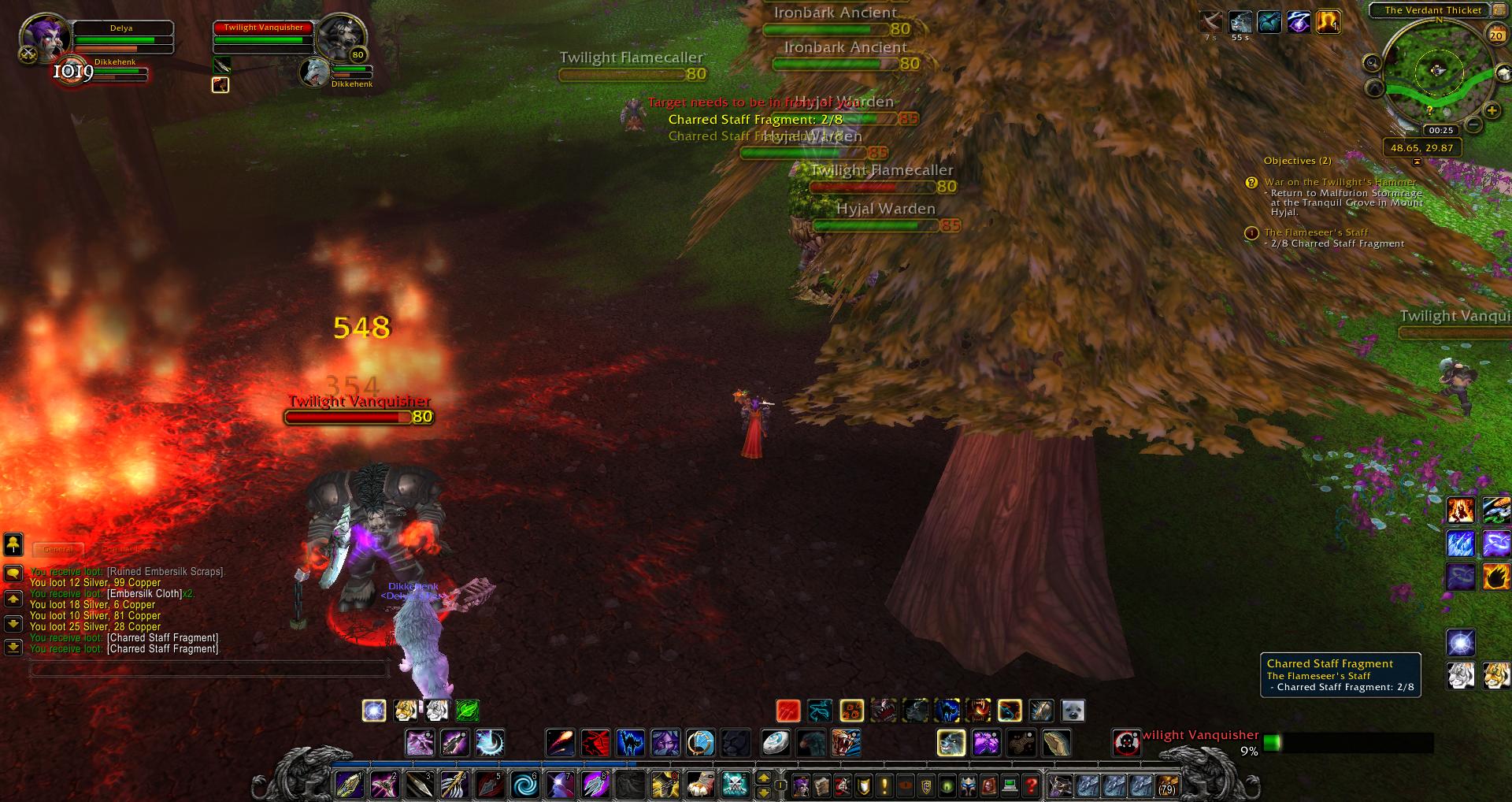 The Verdant Thicket Mount Hyjal wow