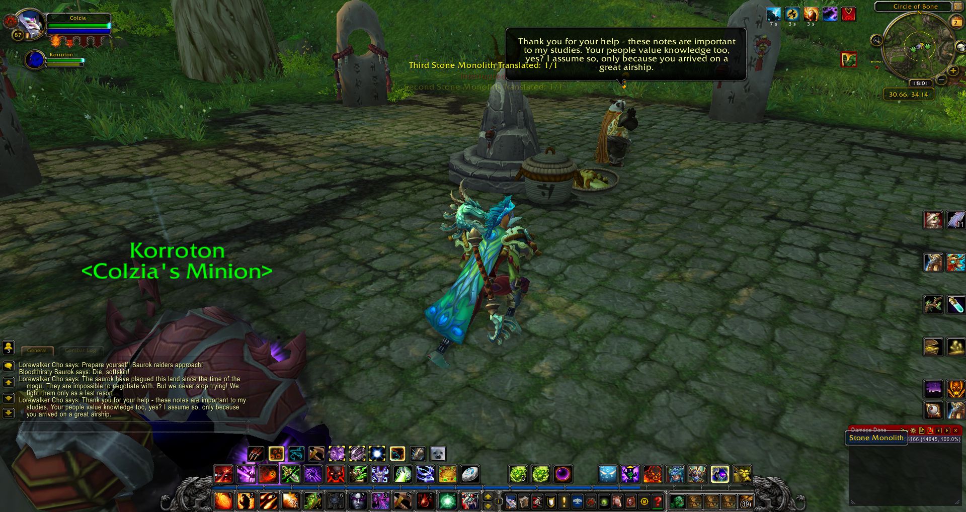 Third Stone Monolith Translated wow