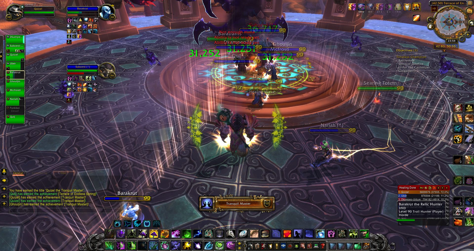 Tranquil Master wow