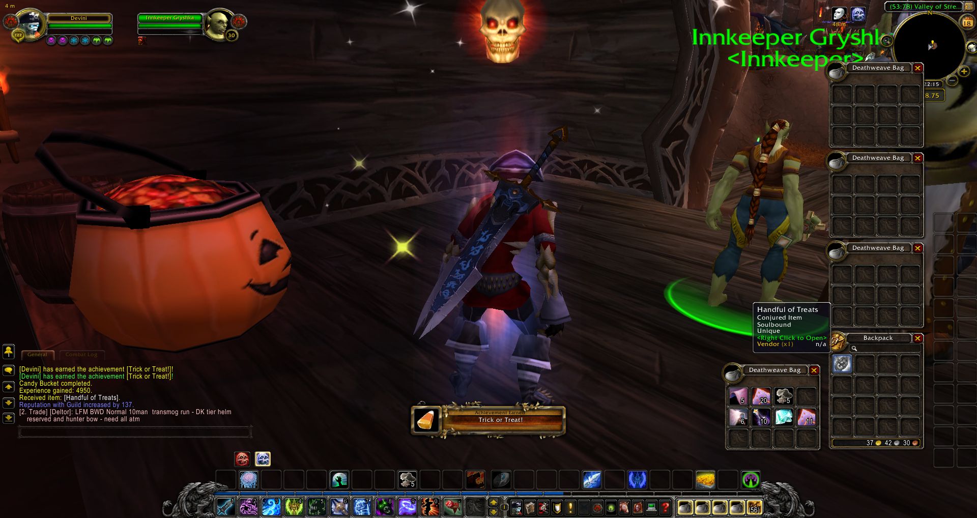 Trick or Treat wow