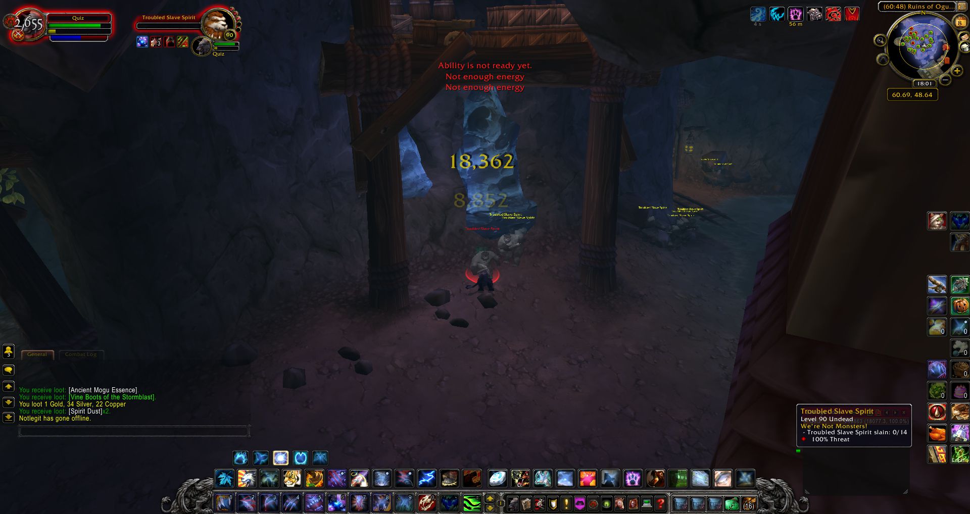 Troubled Slave Spirit wow