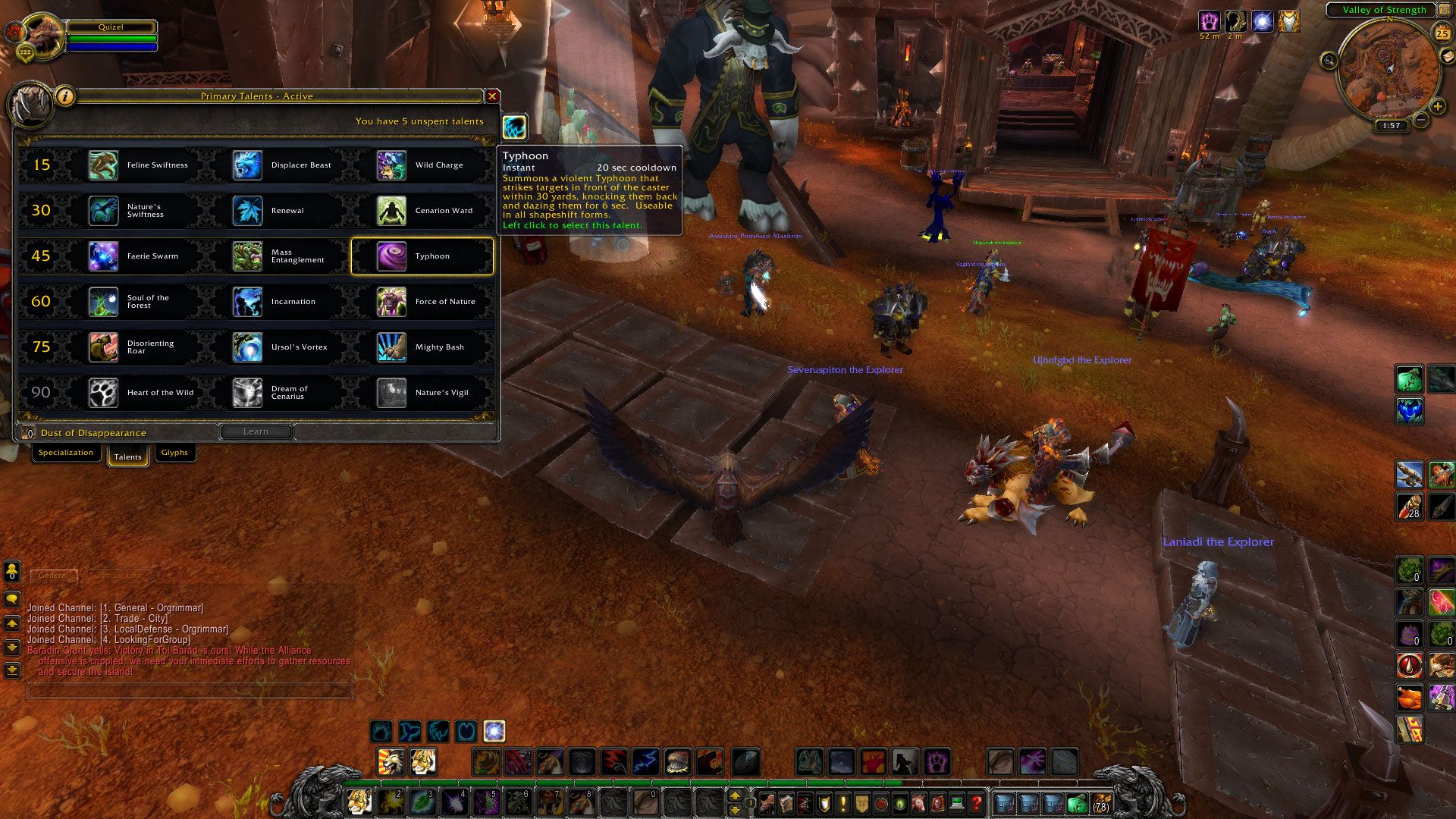 Typhoon druid wow