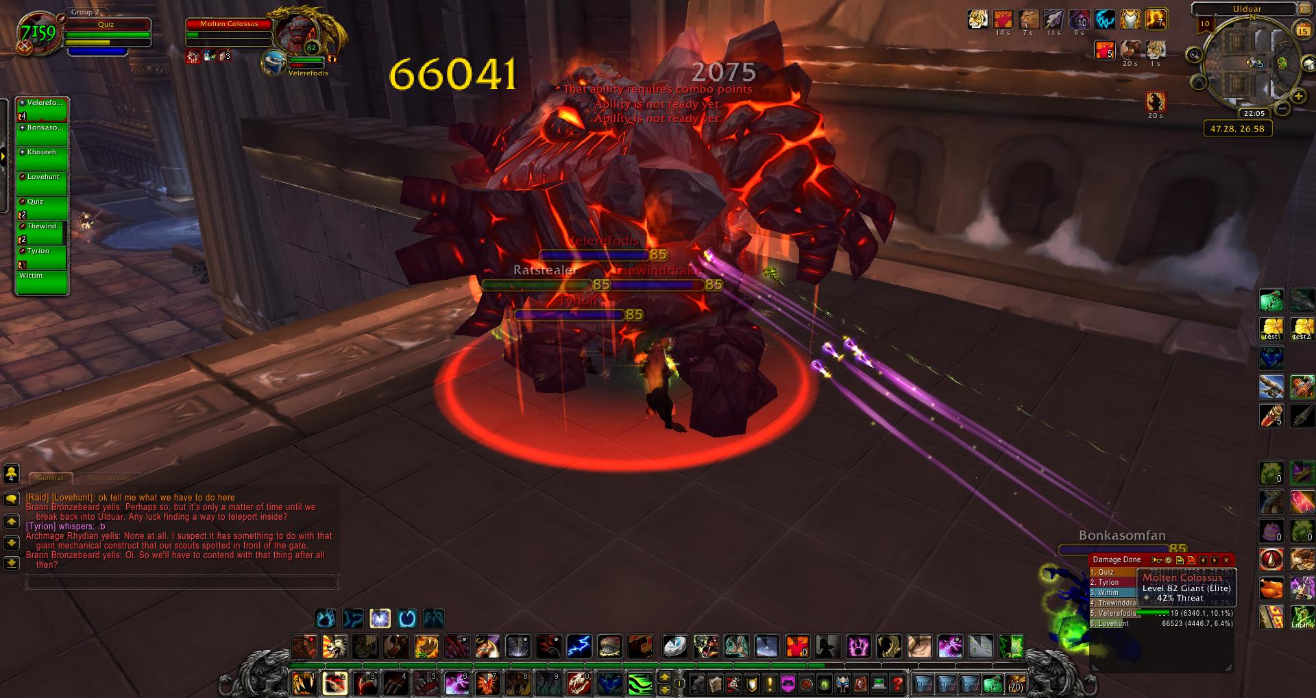 Ulduar Molten Colossus wow
