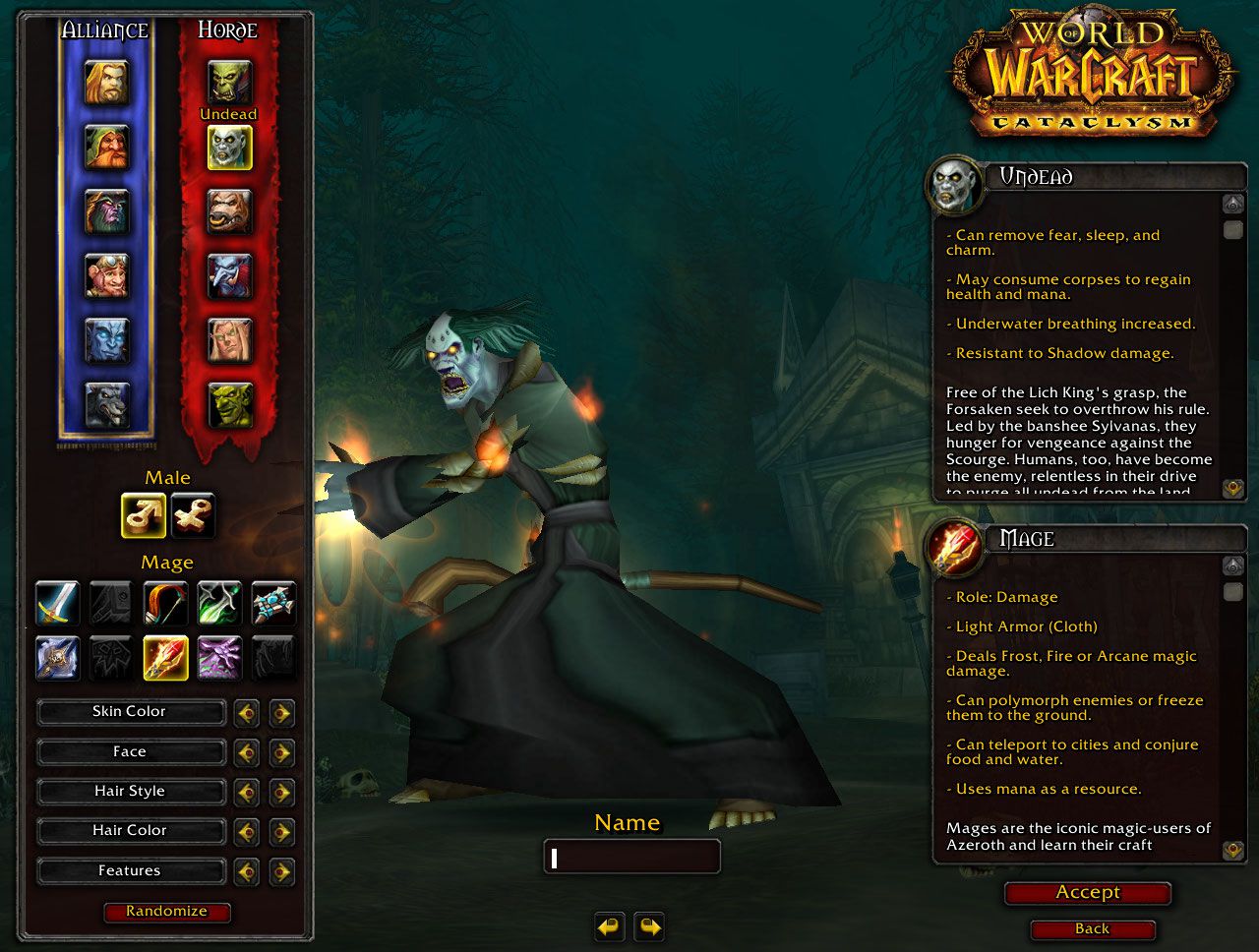Undead Mage wow