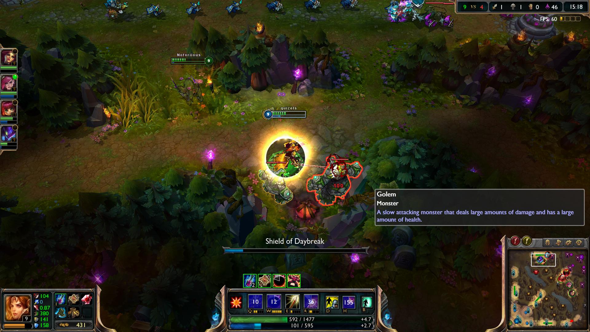 Leona Shield of Daybreak lol