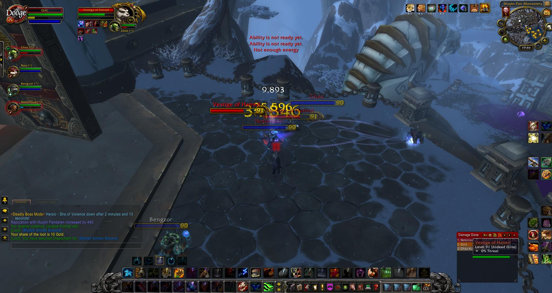 Vestige of Hatred wow wow